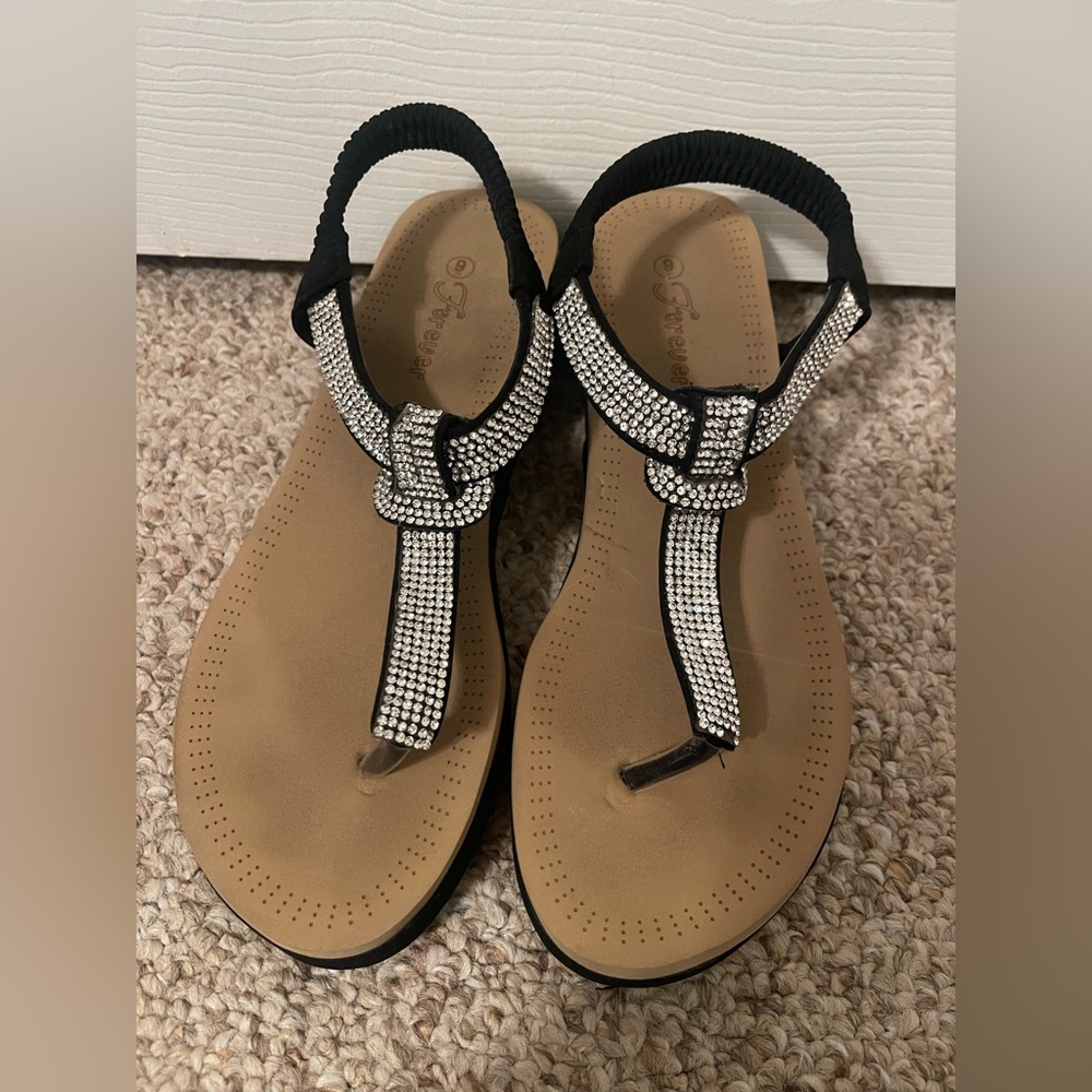 Ladies Fashion Black Sandals